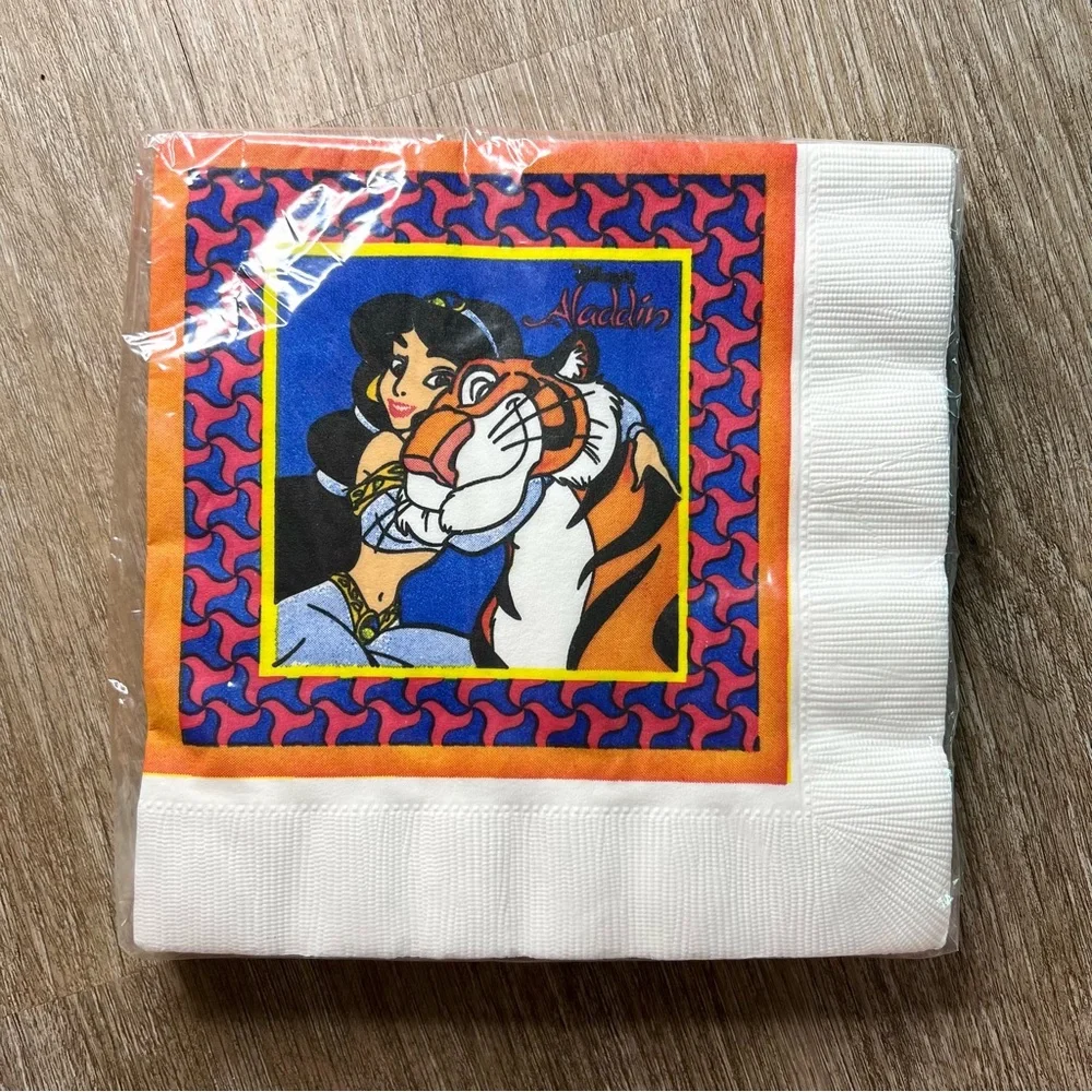 Vintage 90’s Aladdin Napkins